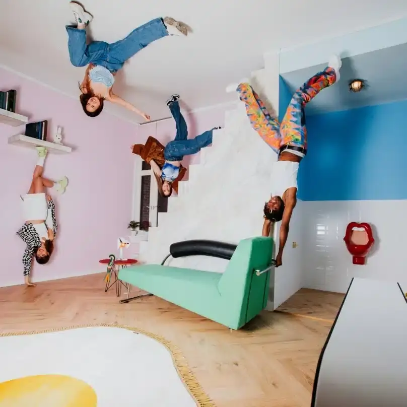 Combiticket The Upside Down Amsterdam en Highlights of Holland met interactieve fotoervaringen